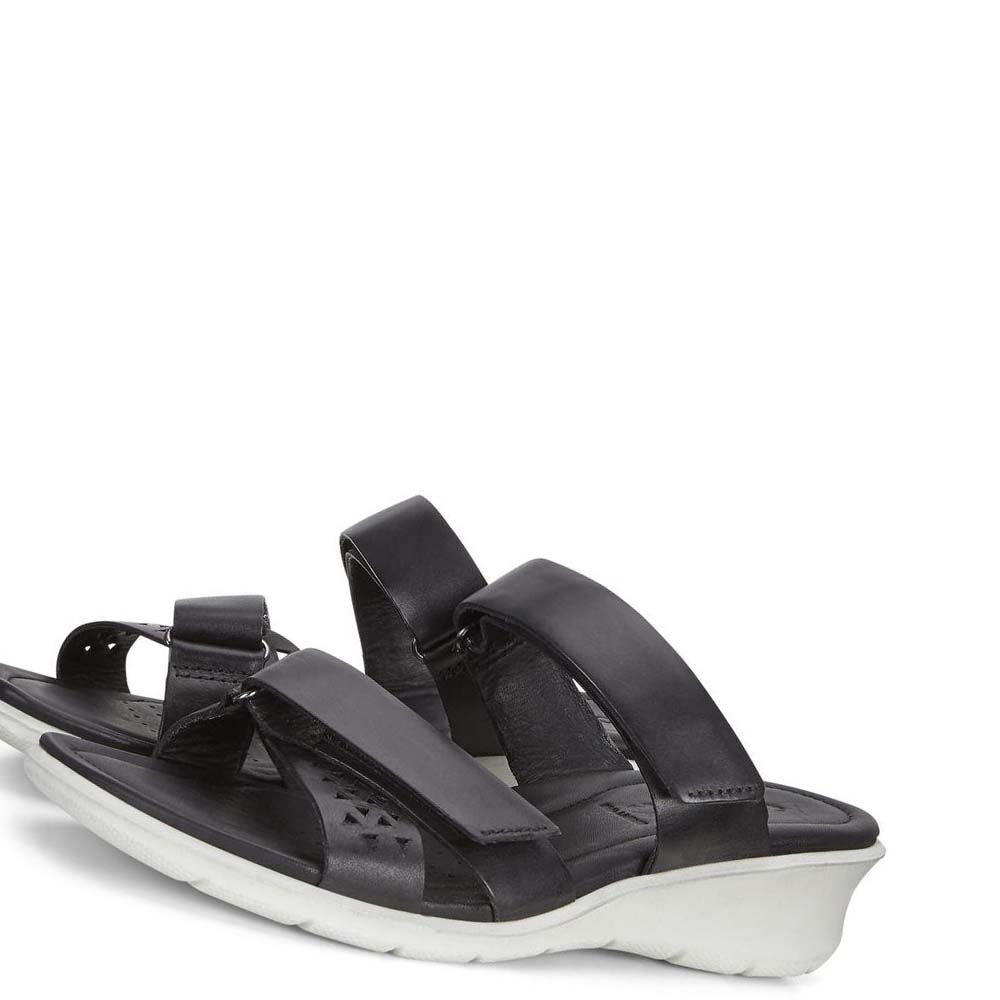 Women's Ecco Felicia Heeled Sandals Black | Canada 174XYU